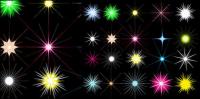 Звезды светлый цвет векторного материала