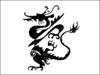 चीनी शास्त्रीय ड्रैगन के वेक्टर