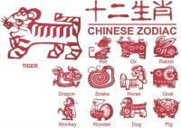 Zodiac patrones son nuevos vectores 12