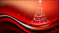 स्टारलाईट क्रिसमस का पेड़ वेक्टर