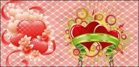 Piaodai with heart-shaped vector material