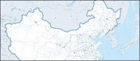 1:400 百万中国地図 (鉄道)