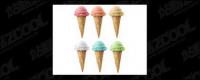Material de qualidade de imagem do Ice - cream cones