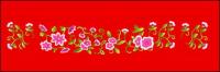 शास्त्रीय चीनी शुभ छोटे फूल