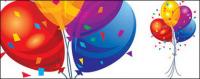 Celebrações de festivais de balão de vetor