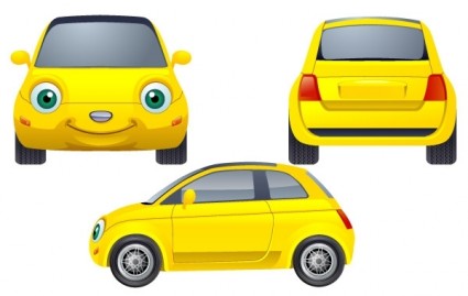 жълта кола