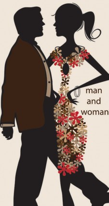 男性と女性のベクトル