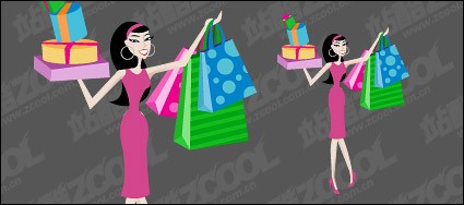 女性ベクトル材料のショッピング