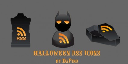 3 ícones de rss de halloween