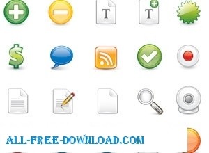 Бесплатный icon Векторный набор, содержащий значки