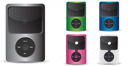 iconos vectoriales de iPod
