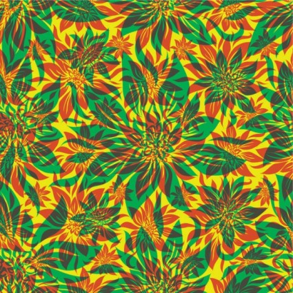 flores vector patrones de sombreado