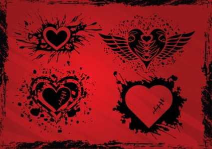 corazones del Grunge