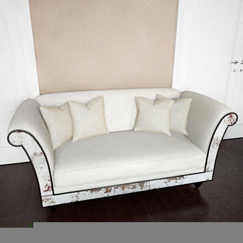 European sofa 3D model