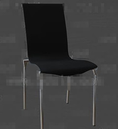 Black metal feet chairs