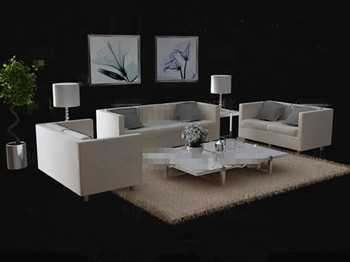 Modern minimalist sofa combination
