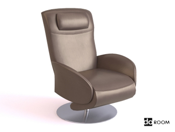 Brown casual comfortable chair
