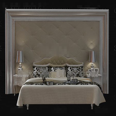 Gorgeous cortical beige double bed