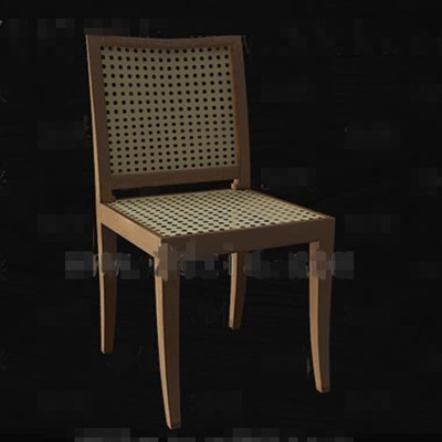 Rattan knitted hollowing chair