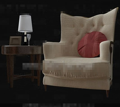 Single comfortable and stylish sofa