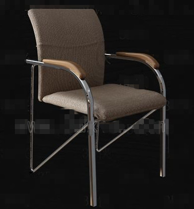 Brown simple office chair