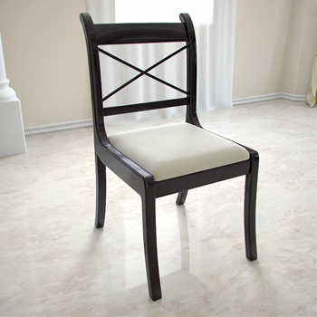 European black wood dining chairs