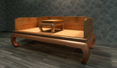 Chinese Furniture Ocean Bed