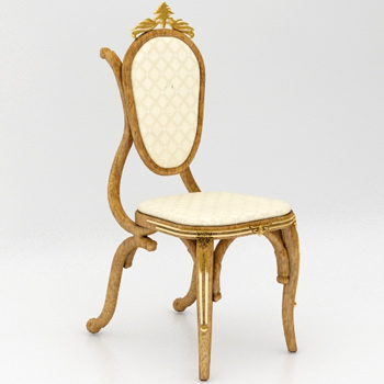 European-style chair 3D Model