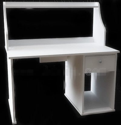 Simple style white computer desk