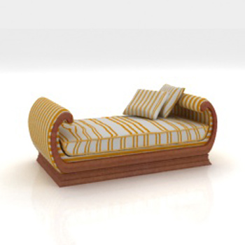 3D Model of Arab-style recliner