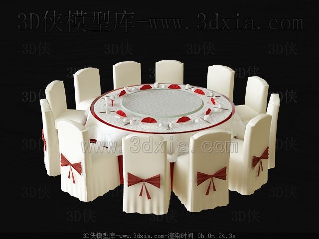 Wedding used round table and chairs