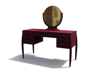 Classical mahogany dresser