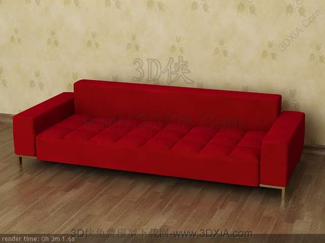 Multiplayer cloth art sofa 3D models-6