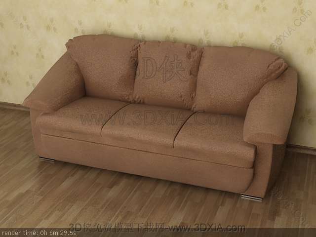Multiplayer cloth art sofa 3D models-5