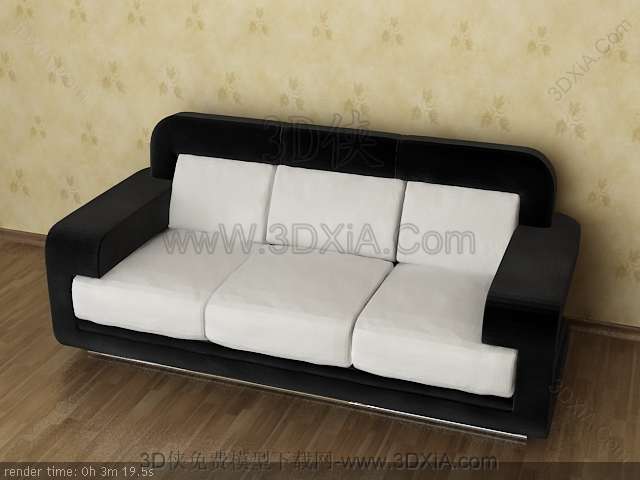 Multiplayer cloth art sofa 3D models-1