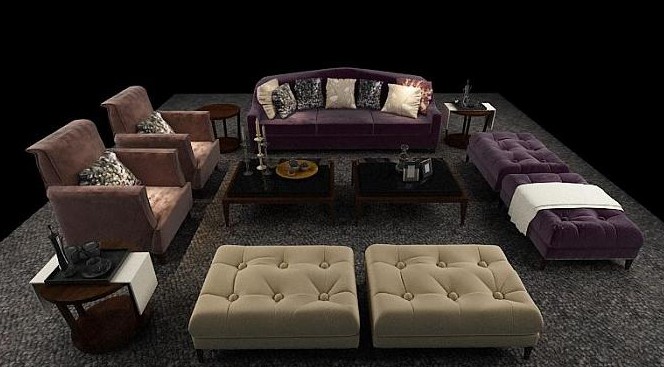 Continental sofa combination