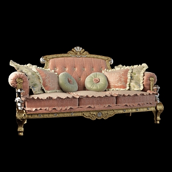 European luxury palace sofa 3D models