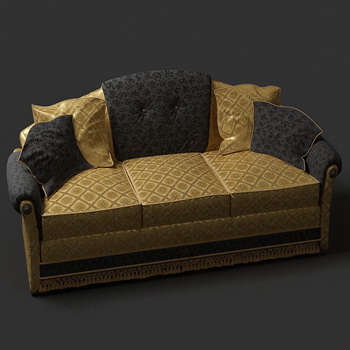 European luxury people sofa 3D models
