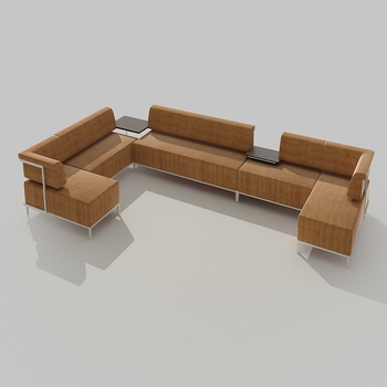 Modern fashion simple type whole assorted sofa 3D models