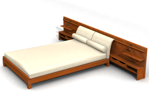 Modern traditional wood beds