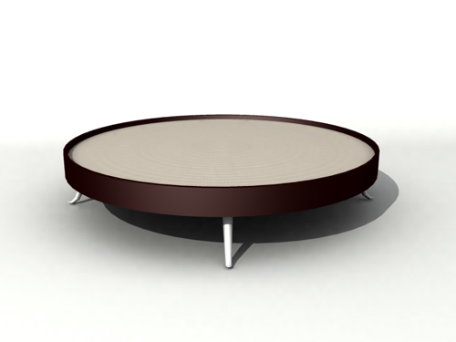 Rounded personality modelling tea table 3D models