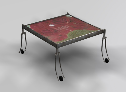 Additional kind of personality, wrought iron tea table 3D models