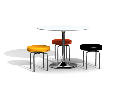 Personality circular chair 3D models