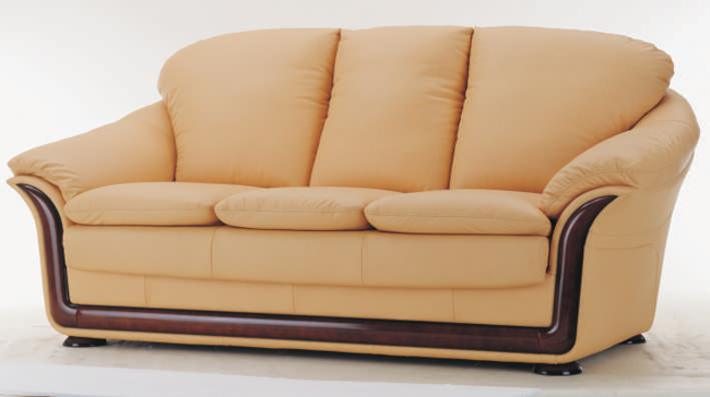 Soft sofa cloth art yellow people 3D models