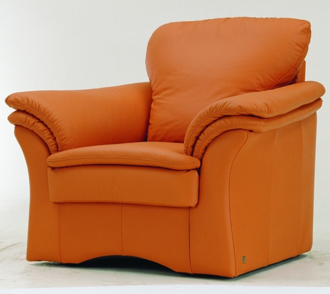 Orange single cloth art sea and soft sofa 3D models (including material)