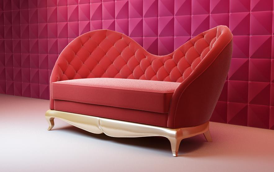 Big red sofa Bao Yang