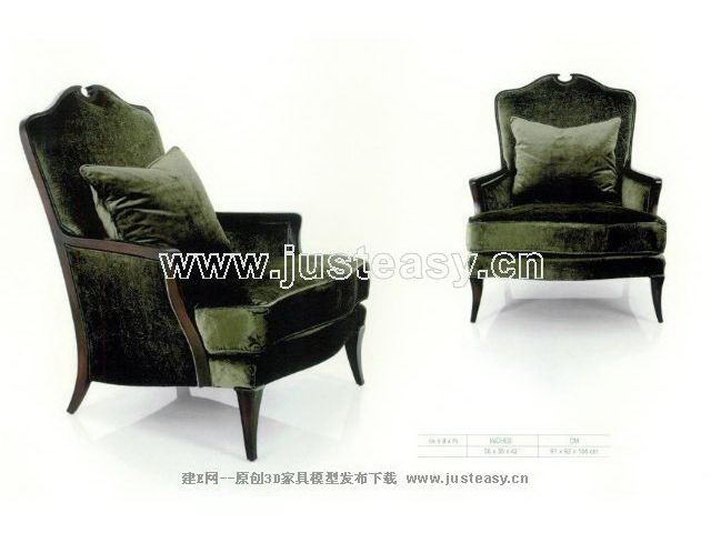 Black super soft sofa chair