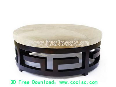 3D Model of Chinese fine small stools