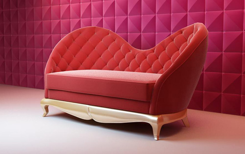 Cloth chair 3D model (including materials)
