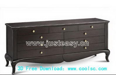 3D Model of Continental drawers
